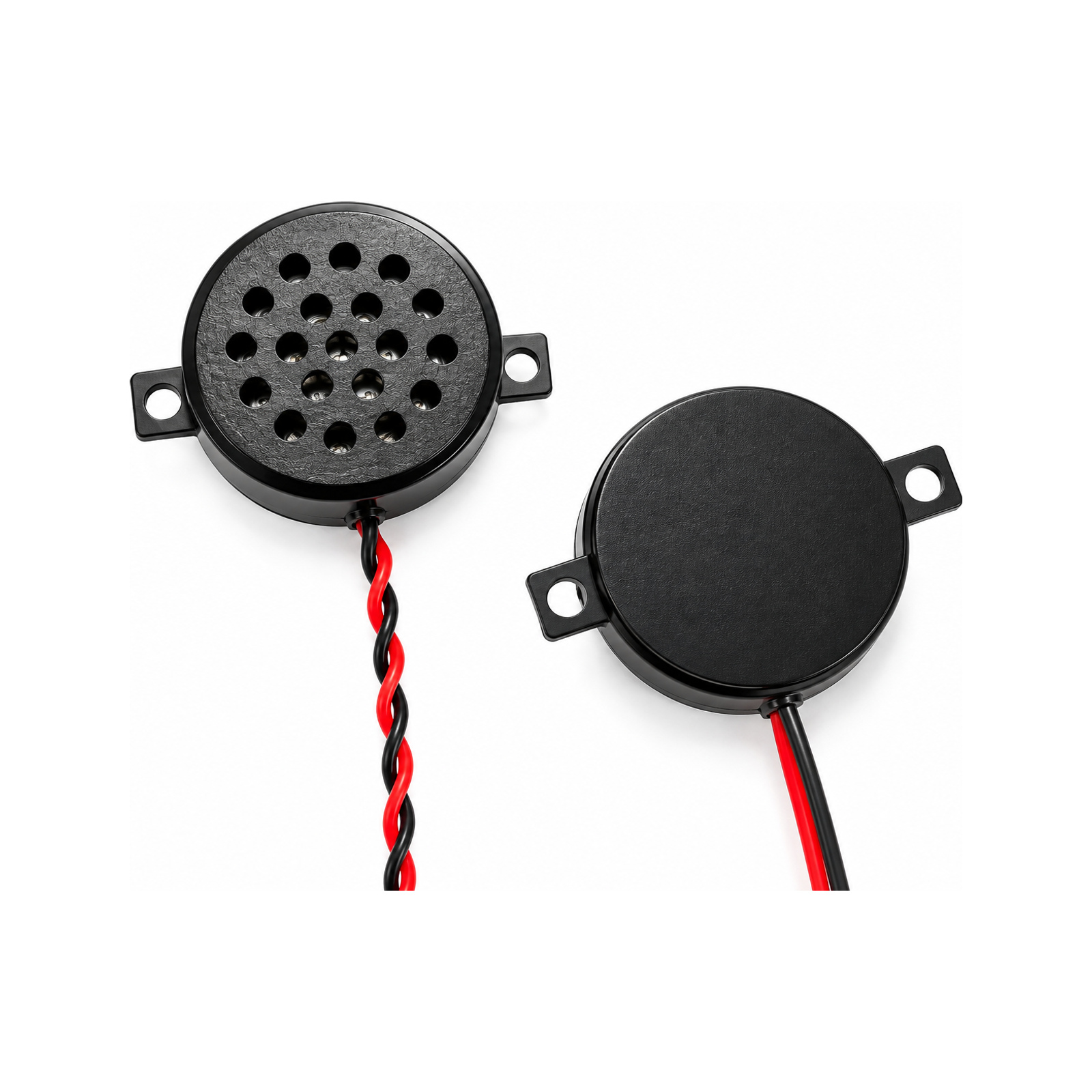 JC-SPKD30-BOX01-8R1W-W 30mm BOX腔体扬声器正反面实物图