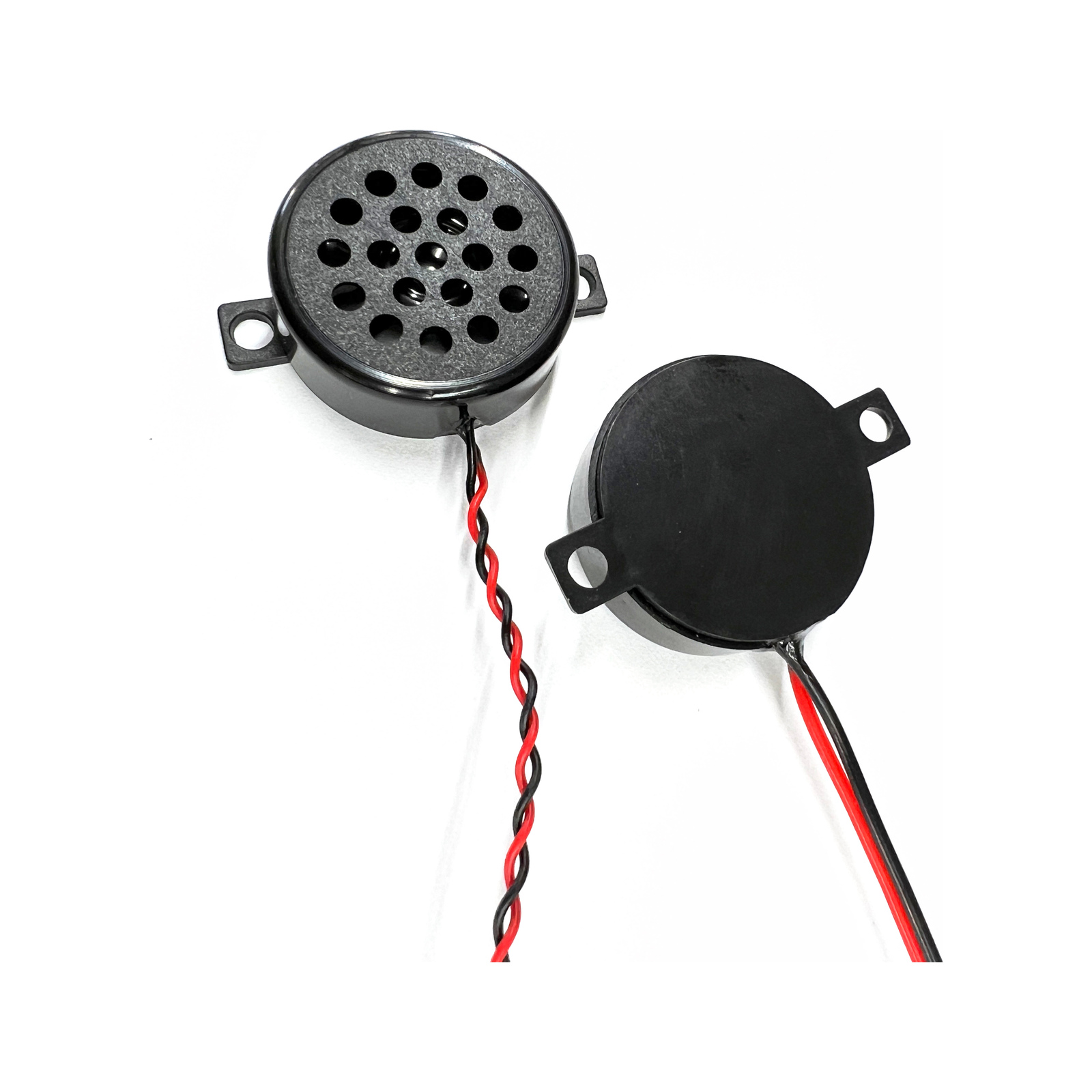 JC-SPKD30-BOX02-8R1W-W 30mm enclosed speaker front and back product image