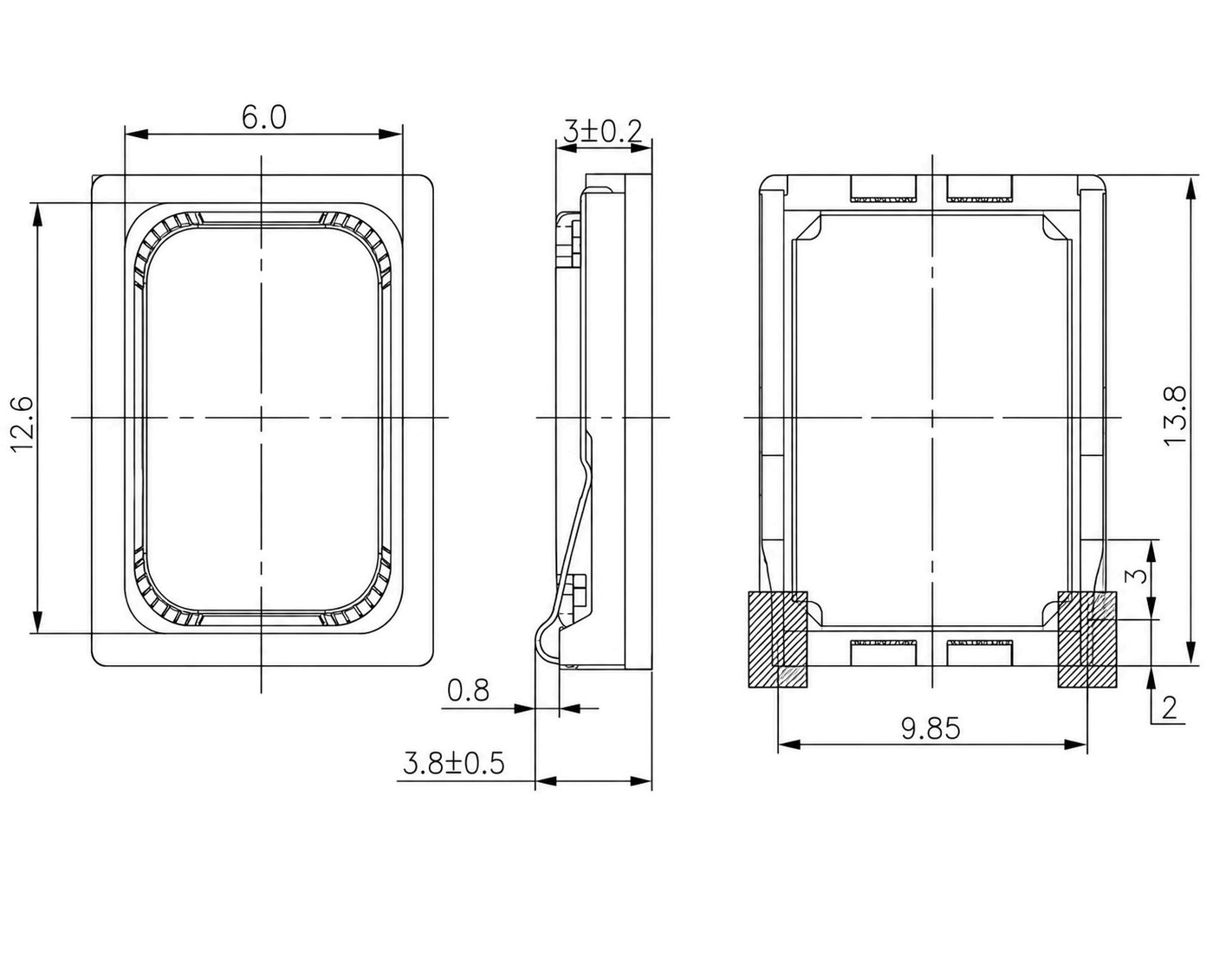 11×15 弹针式微型扬声器 JC-SPK1511-MF02-8R0P7W-SC drawing