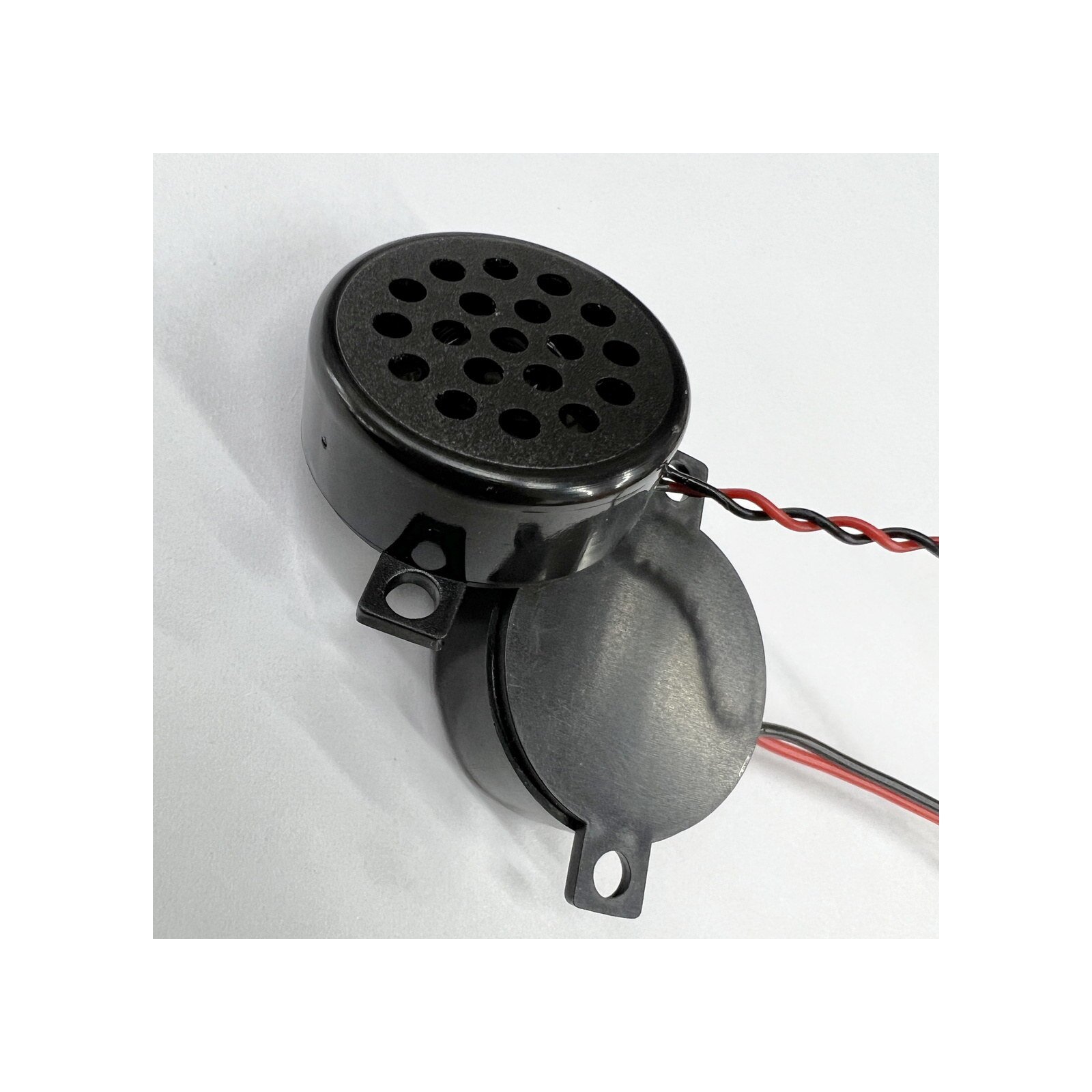 30mm Round BOX Speaker with Mounting Holes & Lead Wires JC-SPKD30-BOX01-8R1W-W alternate_01